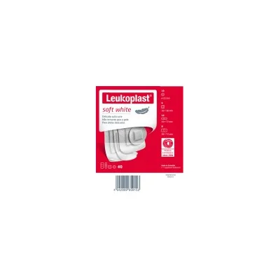 LEUKOPLAST SOFT WHITE 40PZ ASSORTITI