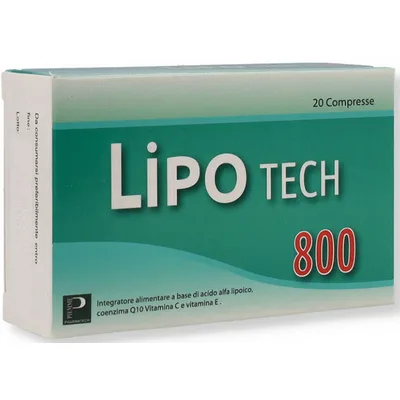 Lipotech 800 Integratore Alimentare 20 Compresse