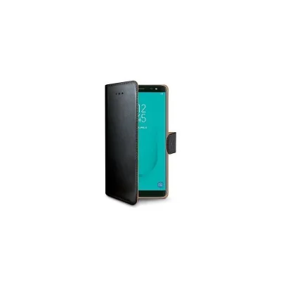 CELLY WALLY CASE GALAXY J6 2018 BLACK WALLY758