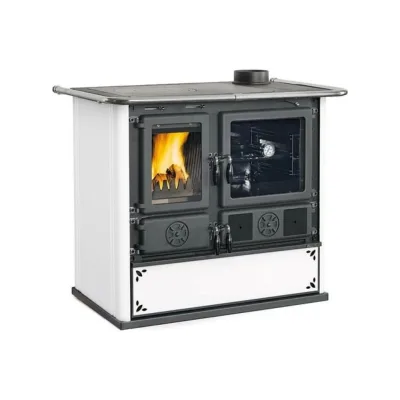 La Nordica Stufa a legna ROSA VST.16 STEEL 3003481 finitura bianco puntinato