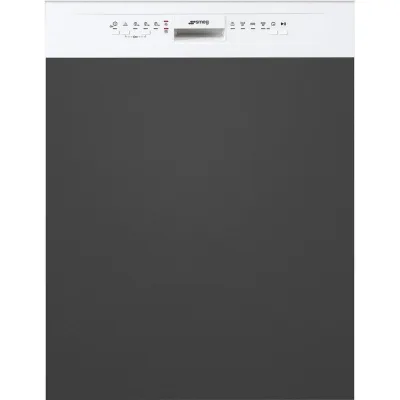 PRONTA CONSEGNA - Smeg Lavastoviglie parzialmente integrata da incasso PL292DB con frontalino bianco da 60 cm