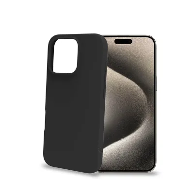 CELLY CROMO COVER IPHONE 16 PRO BLACK CROMO1079BK