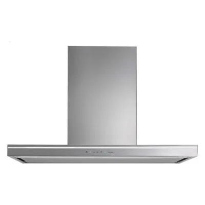 Falmec Cappa a isola Lumina NRS finitura acciaio inox e vetro acciaio da 90 cm