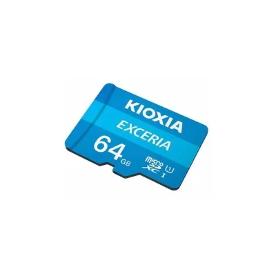 Scheda Memoria Kioxia Exceria Micro SDXC 64 GB UHS-I Classe 10 con adattatore LMEX1L064GG2