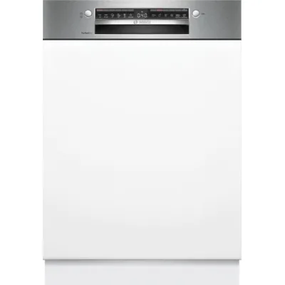 Bosch - Lavastoviglie a incasso parziale SMI6ZCS10E con frontalino inox da 60 cm - Serie 6