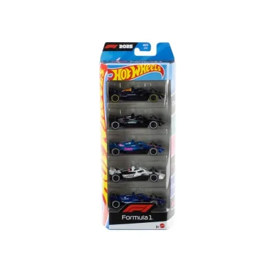 Mattel HW CONF. 5 VEICOLI F1 JLN11