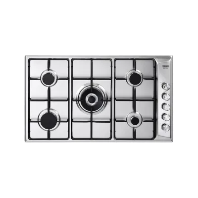 De Longhi Piano cottura a gas DLI 59 DD in acciaio inox da 86 cm