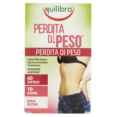 Equilibra Perdita di Peso Integratore Dimagrante 60 Capsule