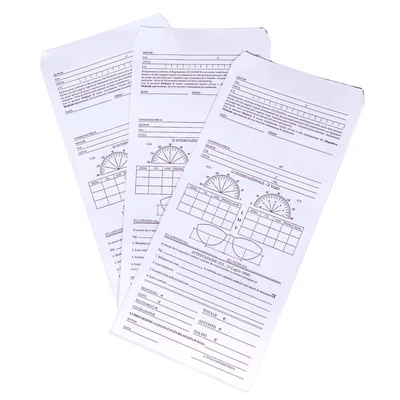 Busta a sacco per negozi di ottica Bianca con stampa - 140x300mm, 80gr, 500pz