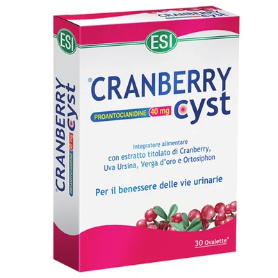 Esi Cranberry Cyst Integratore Vie Urinarie 30 Ovalette
