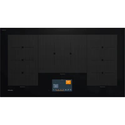 Miele Piano cottura a induzione a filo KM 7999 FL in vetroceramica nero senza cornice da 90 cm