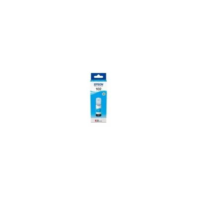 CARTUCCIA FLACONE INCHIOSTRO ORIGINALE EPSON C13T03R240 102 CIANO T102C EcoTank ET-2700