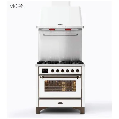Ilve Cucina M09N Majestic M09IDNE3 piano cottura 4 fuochi e 2 zone induzione da 91.1 cm - PROMOZIONE ATTIVA FINO AL 19/10