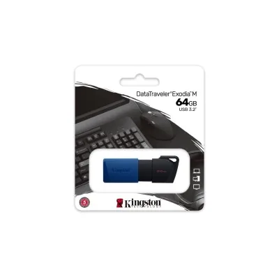 Pendrive Kingston DataTraveler Exodia M Chiavetta USB 64GB DTXM/64GB