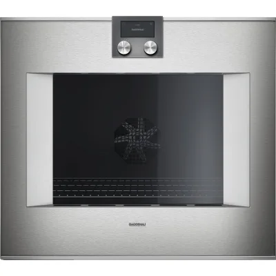 Gaggenau Forno pirolitico con cerniere a destra da incasso BO480112 finitura acciaio inox da 76 cm