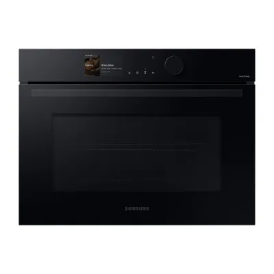 Samsung: Forno microonde compatto multifunzione Bespoke NQ5B6753CAK finitura vetro nero da 60 cm