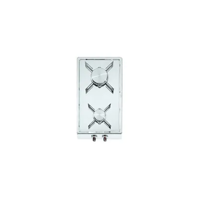 Alpes Piano cottura ribaltabile a gas R 30/2GG in acciaio inox da 29.5 cm