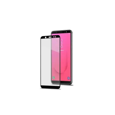 CELLY FULL GLASS GALAXY J8 2018 BLACK FULLGLASS759BK