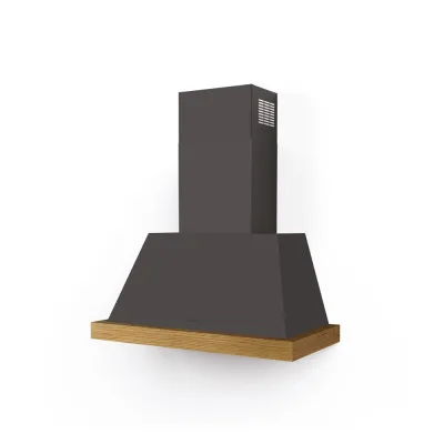 Faber Cappa a parete THEA EV8 DG MATT A80 SC 321.0517.784 finitura grigio scuro opaco da 80 cm - Cornice non inclusa