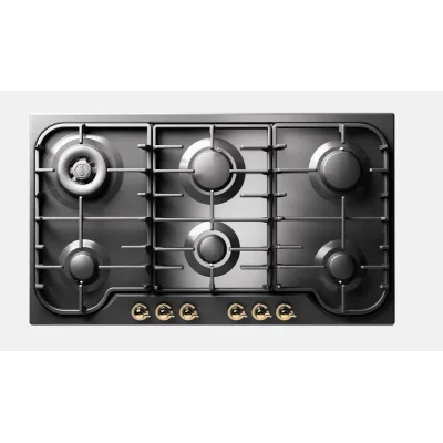 Ilve Piano cottura gas Nostalgie HCB906CN in acciaio inox o smaltato da 86 cm - IN PROMOZIONE FINO AL 6/07
