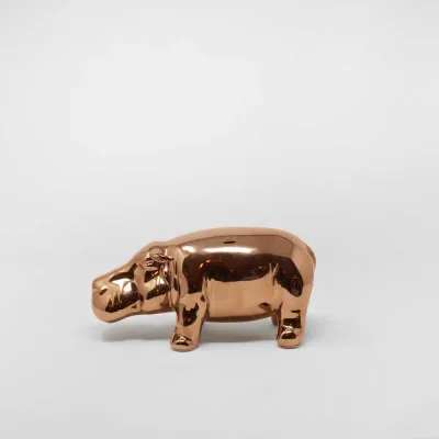 Adriani & Rossi Ippopotamo Hippo in ceramica