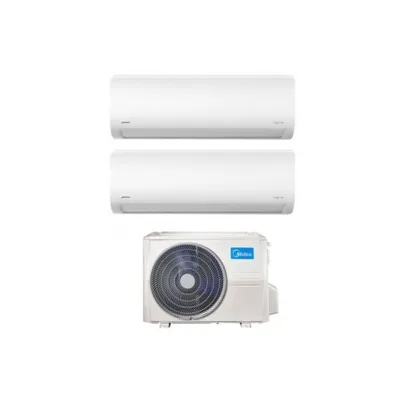 Climatizzatore Condizionatore MIDEA Dual Split serie XTREME Inverter da 12000+18000 con M3OF-27HFN8 Wifi Integrato 12+18 A++/A+