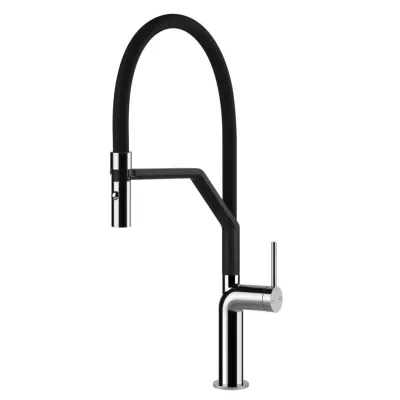 Gessi Miscelatore semi pro monocomando con doccetta estraibile Stelo Collection 60315 031 finitura cromato - IN PROMOZIONE FINO AL 6/07