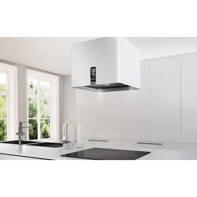 Airforce Cappa a isola filtrante SQUARE YOUNG BL/F/45 CCSQUARE4550 finitura nero da 45 cm