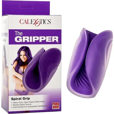 CalExotics The Gripper masturbatore maschile Pure Skin costolature a spirale