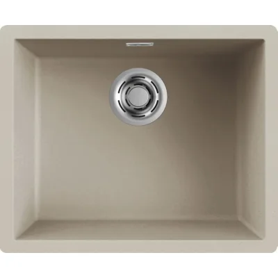 Elleci Lavello una vasca ZEN-F 105 LKZ10595F01 finitura composito K95 champagne da 54.8x44.8 cm