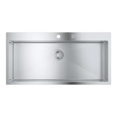 Grohe Lavello una vasca 31586SD1 finitura acciaio inox da 102,4x51 cm