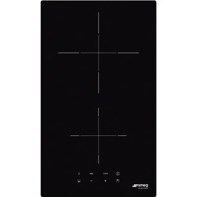 Smeg Piano cottura a induzione SI2321D in vetroceramica nero da 30 cm - IN PROMOZIONE FINO AL 30/06
