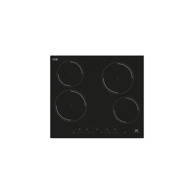 Master Kitchen Piano cottura elettrico MKHC 604 BK in vetroceramica nero da 60 cm