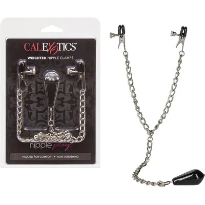 Pinzette Capezzoli Peso, Regolabili BDSM Nipple Clamps Catena Fetish bondage