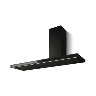 Elica Cappa aspirante a isola ELEMENT ISL @ BLMAT/A/180 PRF0194719 finitura nero/vetro nero da 180 cm