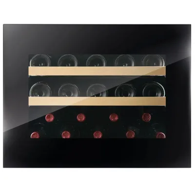 Dunavox Cantinetta vino da incasso/sottotop HORIZON-19.TO DVH-19.50B.TO finitura nero da 59 cm