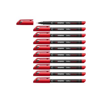 STABILO CF10STABILO OHPEN SPERFINE ROSSO 841/40