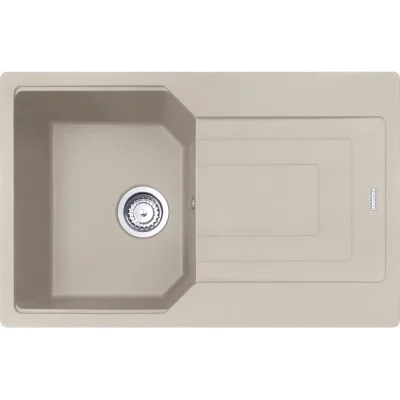 PRONTA CONSEGNA - Franke: Lavello una vasca con gocciolatoio Urban Incasso UBG 611-78 114.0686.747 finitura fragranite sahara da 78x50 cm