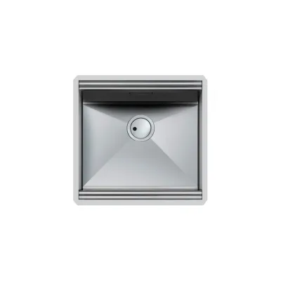 Foster Lavello una vasca 1013 850 finitura acciaio inox da 51x50 cm - IN PROMOZIONE FINO AL 30/06