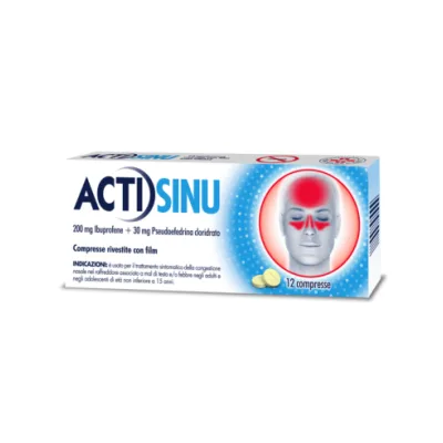 ACTISINU 12 COMPRESSE 200MG+30MG