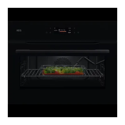 PRONTA CONSEGNA - AEG Forno compatto MealAssist CombiQuick NKK 8N621 B finitura nero lucido da 60 cm