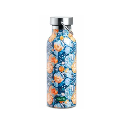 NEAVITA BOTTIGLIA THERMOS ACCIAIO TWICE 500 ML INDACO