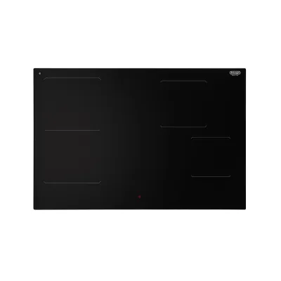 De Longhi Piano cottura a induzione SLI 804 in vetroceramica nero da 78 cm