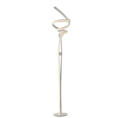 Piantana LED bianca moderna minimal in alluminio, 36W, CCT, 160x26cm
