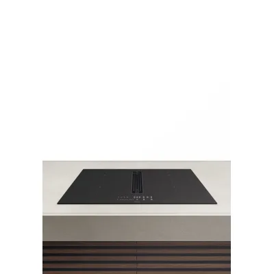 Airforce Piano cottura a induzione con cappa filtrante INNOVA ARTIS PLUS 80 F PETRA AF000018 finitura nero opaco da 80 cm