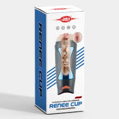 Juicyl Amour Renee Cup Masturbatore Vibrante – Ricaricabile USB, 7 Modalità Vibrazione, Soft-TPE, Impermeabile, 16 cm Compatto