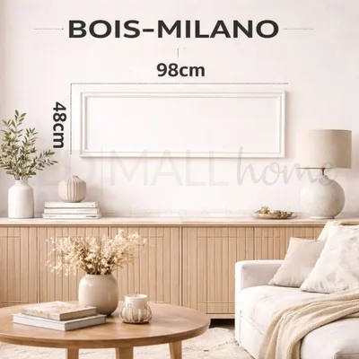 Kit Boiserie LEDMall Home Pronto da Montare con Bordi Pretagliati mod. MILANO