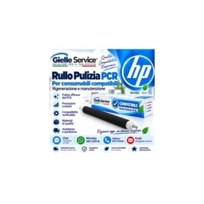 Rullo pulizia PCR compatibile HP – LJ Managed MFP E82540/E82550/E82560; E77822/E77825/E77830; E87640/E87650/E87660; LJ MFP M726…