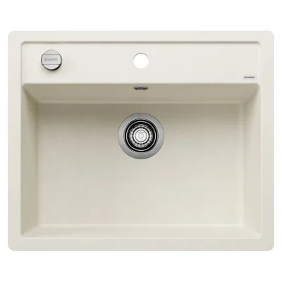 Blanco Lavello una vasca DALAGO 6-F 1527064 finitura soft white da 60.5x50 cm - Filotop