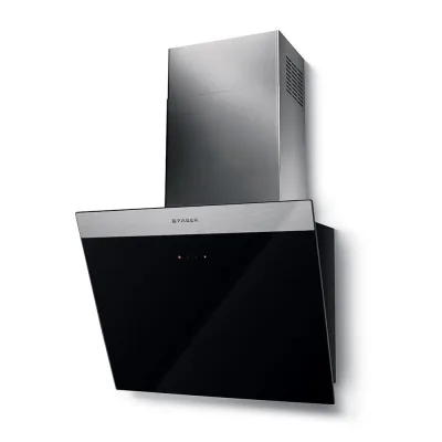 PRONTA CONSEGNA - Faber Cappa a parete DAISY + BK A55 330.0612.373 finitura vetro nero da 55 cm